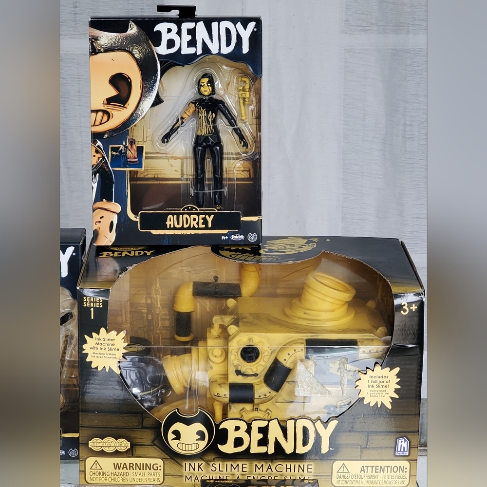 Bendy And The Ink Machine Lot, RARE Ink Machine Action Figures, & Buildables - Picture 4 of 11
